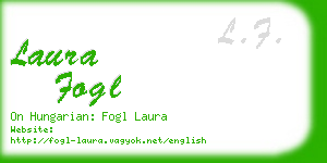 laura fogl business card